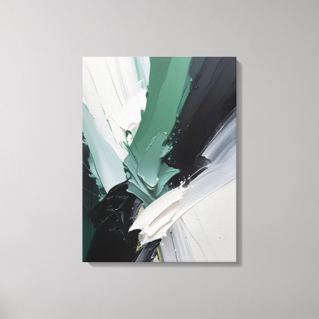 Modern Abstract Painting Canvas Print Leinwanddruck (Vorderseite)