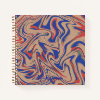Modern Abstract Pattern Notebook Notizbuch