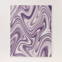 Modern Abstract Purple Liquid Marble