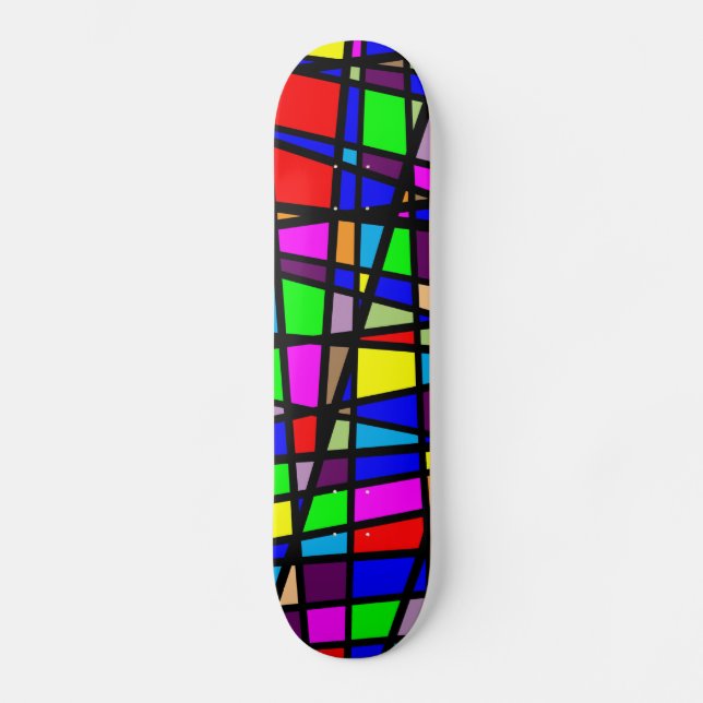 Modern Abstract Skateboard (Vorderseite)