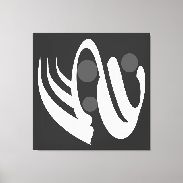 modern abstrakt geometrisch leinwanddruck (Vorderseite)