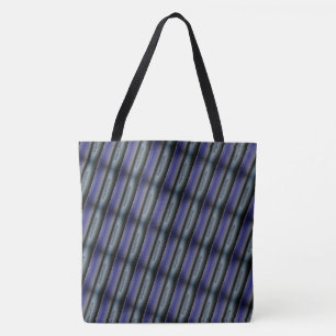 MODERN abstrakt gezeichnet in blau-grau-schwarz Tasche