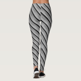 MODERN abstrakt gezeichnet in hellgrauem Schwarz Leggings