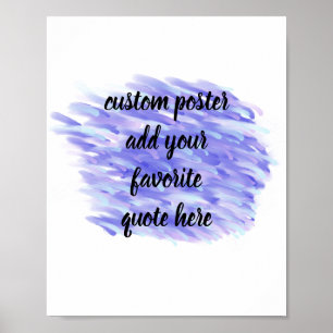 modern abstrakt lila und blau ergänzen Ihre Angebo Poster
