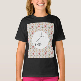Modern Abstraktes Beauty Face Logo T-Shirt