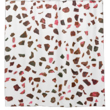 Modern Abstraktes Marmorrosa Terracotta auf dem Mo