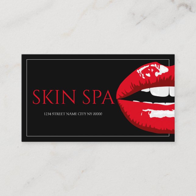 Modern Aesthetic Nurse, Doctor, Cosmetic Surgery B Visitenkarte (Vorderseite)