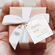 Modern and Minimal Pearls Bridal Shower Thank You