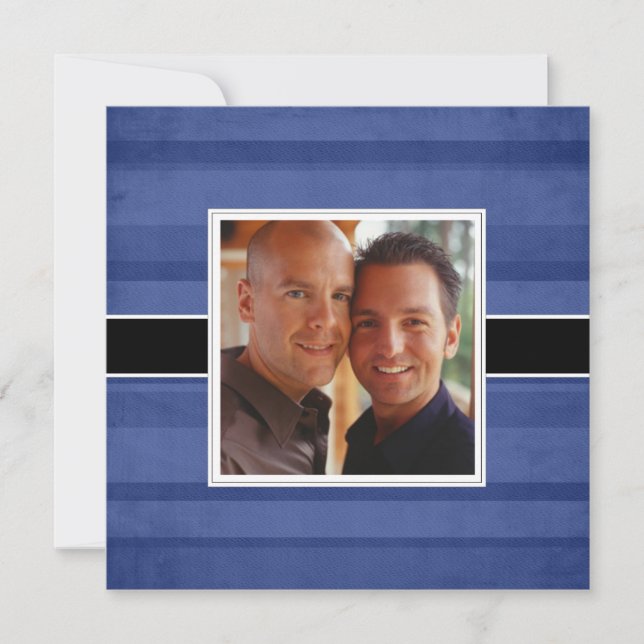 Modern Anniversary Dinner Party Foto Einladungen (Vorderseite)