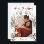 Modern Arch Christmas Card Feiertagskarte<br><div class="desc">Erleben Sie in dieser Saison mit einer einzigartigen Urlaubskarte einen bleibenden Eindruck. Diese einfache Weihnachtsbaumkarte zeichnet sich durch ein sauberes,  modernes Design aus. Passen Sie es mit Ihren Informationen an und machen Sie es einzigartig!</div>