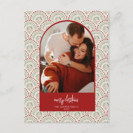 Modern Arch Christmas Card Feiertagspostkarte