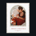 Modern Arch Christmas Card Feiertagspostkarte<br><div class="desc">Erleben Sie in dieser Saison mit einer einzigartigen Urlaubskarte einen bleibenden Eindruck. Diese einfache Weihnachtsbaumkarte zeichnet sich durch ein sauberes,  modernes Design aus. Passen Sie es mit Ihren Informationen an und machen Sie es einzigartig!</div>