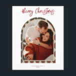 Modern Arch Christmas Card Flyer<br><div class="desc">Erleben Sie in dieser Saison mit einer einzigartigen Urlaubskarte einen bleibenden Eindruck. Diese einfache Weihnachtsbaumkarte zeichnet sich durch ein sauberes,  modernes Design aus. Passen Sie es mit Ihren Informationen an und machen Sie es einzigartig!</div>