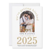 Modern Arch Foto Gold Wedding