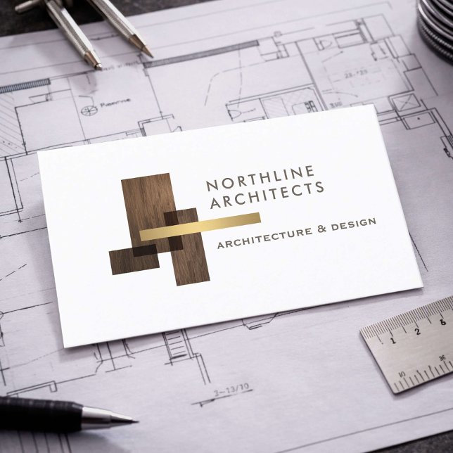Modern Architect Firm Logo Visitenkarte (Von Creator hochgeladen)