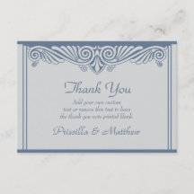 Modern Art Deco Vielen Dank Karten