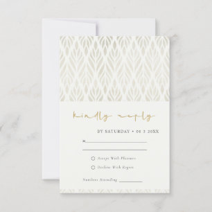 MODERN ART DECO WHITE SILVER WEDD RSVP CARDS DANKESKARTE