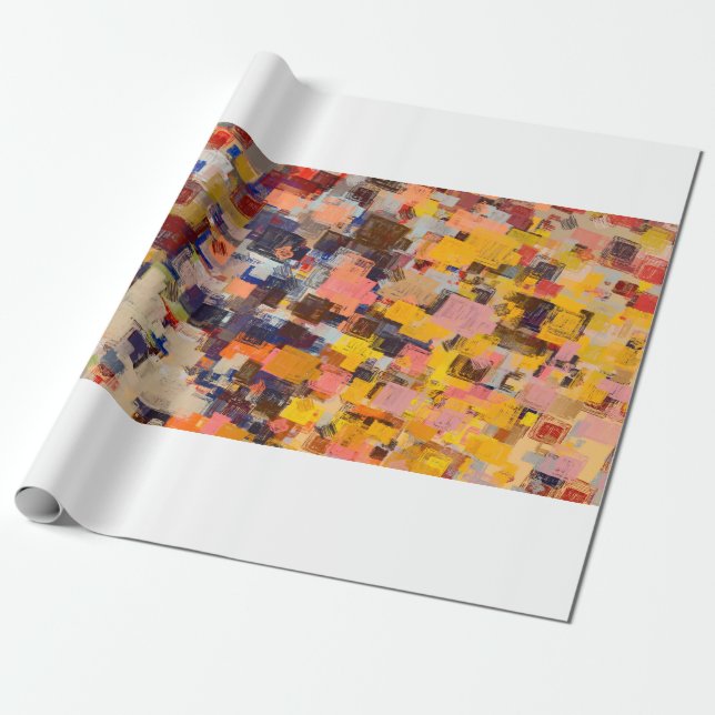 Modern art drawing. Digital texture wallpaper. Art Geschenkpapier (Ungerollt)