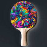 Modern Art Ping Pong Paddle Tischtennis Schläger<br><div class="desc">modern art ping pong paddle</div>