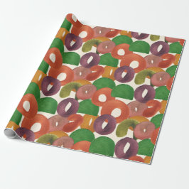 Modern Artistic Autumn Colorful Pattern Geschenkpapier
