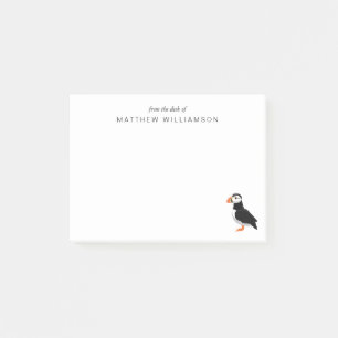 Modern aus dem Schreibtisch von Puffin Bird Post-it Klebezettel