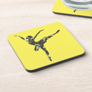 Modern ballet dancer modern dance getränkeuntersetzer