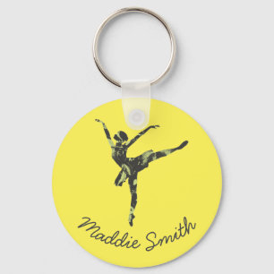 Modern ballet dancer modern dance schlüsselanhänger