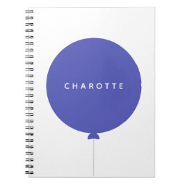 Modern Balloon | Royal Blue Fun Stilvoller Trend N Notizblock