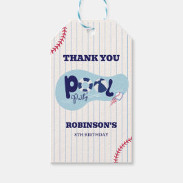 Modern Baseball Pool Geburtstagsparty Geschenkanhänger