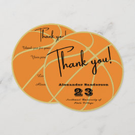 Modern Basketball Ball Team Vielen Dank