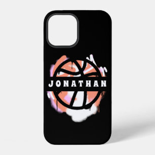 Modern Basketball Graffiti Player Name Cool Sport iPhone 12 Hülle
