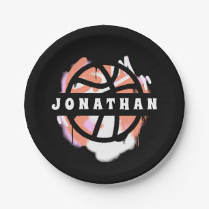 Modern Basketball Graffiti Player Name Cool Sport Pappteller