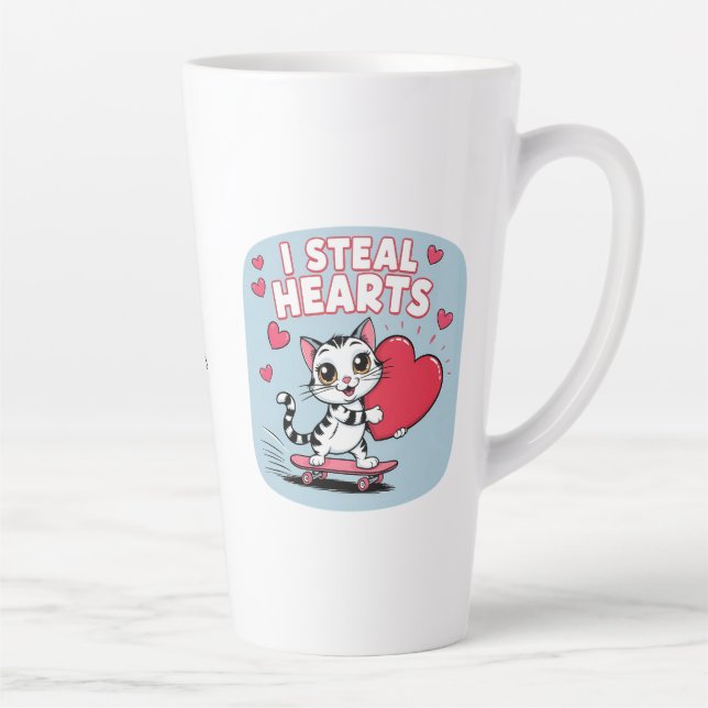 Modern be My Valentine Tasse für Paare (Rechts)