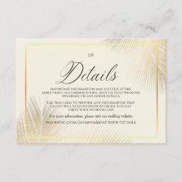 Modern Beach Coastal Frame Wedding   Begleitkarte