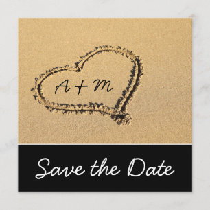 Modern Beach Enregistrer les cartes de dates