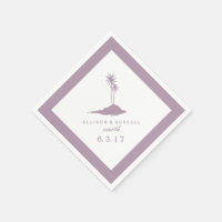 Modern Beach Island Wedkins - Violet