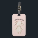 Modern Beauty Pastel rosa Sonnenschein mit Namen Gepäckanhänger<br><div class="desc">Modern Beauty Pastel rosa Sonnenschein mit Namen</div>