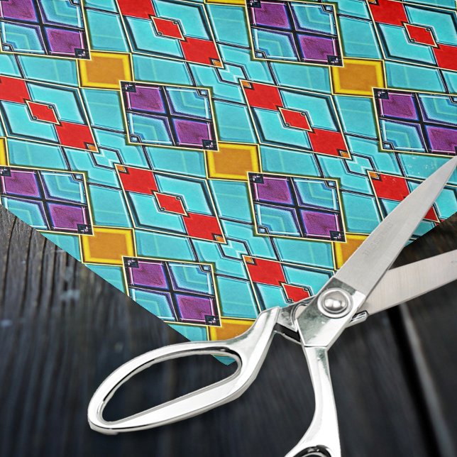 Modern bemalt Glass Mosaik - Sci-Fi Kunsthandwerk Seidenpapier (Von Creator hochgeladen)