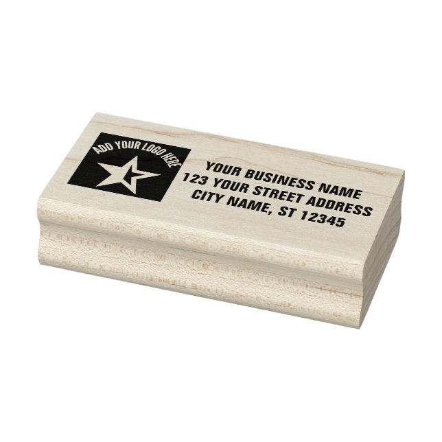 Modern Berufliches Firmenlogo Gummistempel (Stempel)