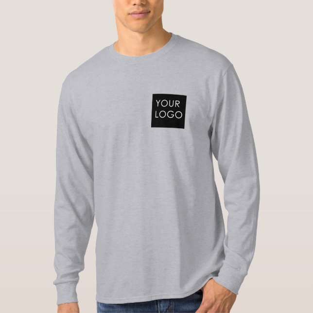 Modern Berufliches Firmenlogo T-Shirt (Vorderseite)