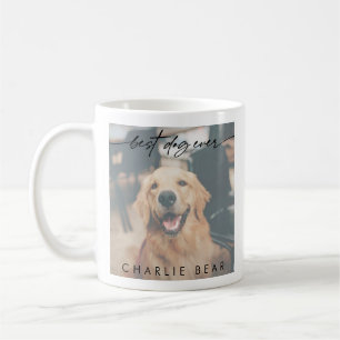 Modern Best Dog Ever Dark Photo Overlay Script  Kaffeetasse