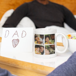 Modern Best Ever Bonus Vater   FotoCollage Kaffeetasse