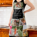 Modern Best Koch Oma Foto Collage Raster schwarz Schürze<br><div class="desc">Moderner Best Koch und Nana je, mit Liebe mit 11 Foto Collage Raster, die schwarze Farbe und Herz sind voll editierbar. Perfektes Geschenk für Oma oder alle, die Lieben kochen.</div>