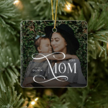 Modern Best Mom Ever Photo Mothers Day Gifts
