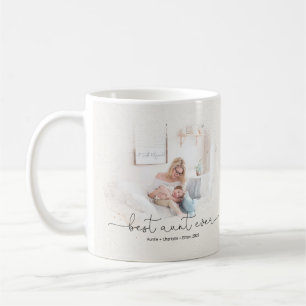Modern Best Tante je Script Namen Jahr Kaffeetasse
