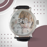 Modern Best Vater Full Foto Vatertag Armbanduhr<br><div class="desc">Moderne Best Vater Full Foto Vatertagswache. Fügen Sie Ihr Foto und Ihren Namen hinzu. Der süße Sake für den Vater zum Vatertag,  Geburtstag oder Weihnachten.</div>