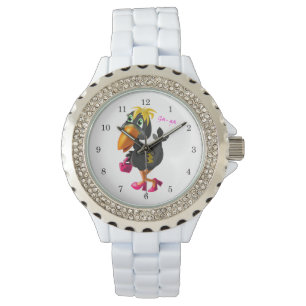 Modern Bird Funny Watch Armbanduhr