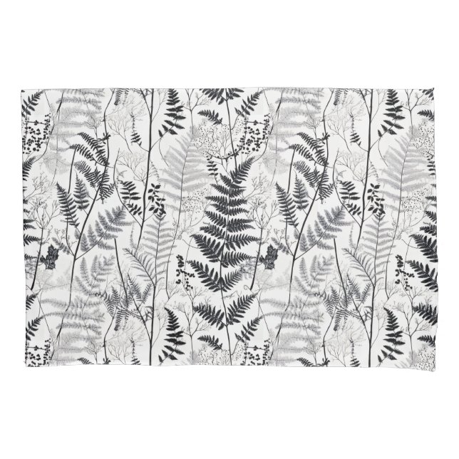 Modern black fern pattern  kissenbezug (Vorderseite)