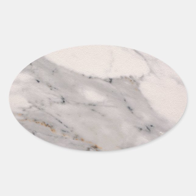 Modern black gray pink marble pattern  ovaler aufkleber (Vorderseite)