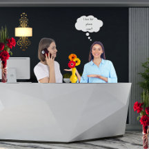 Modern Black mit Red Stripes Monogram